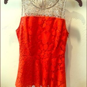 Moulinette soeurs Anthropologie peplum top